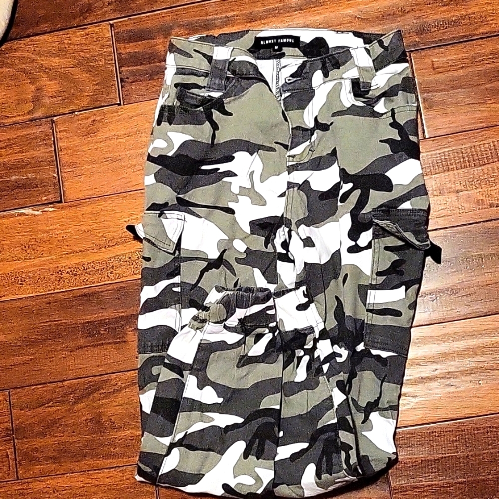 Camo cargo pants